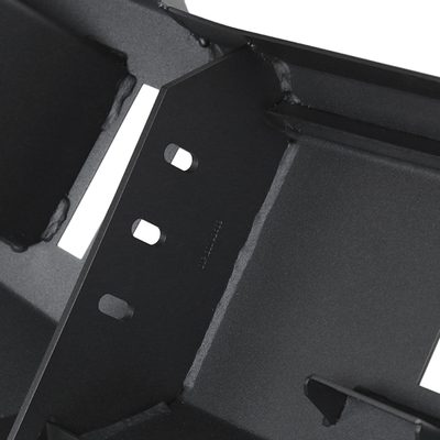 2016-2021 Toyota Tacoma Black Heavy Duty Steel Front Bumper & LED Light Ports