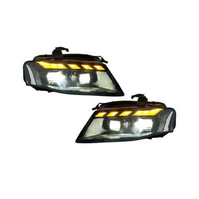 Audi A4 RS Style LED Headlight Assembly with Daytime Running Lights 2008 - 2012