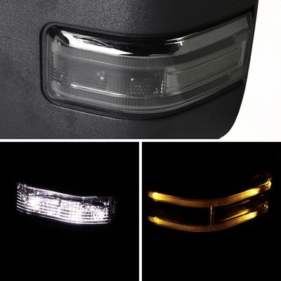 1999-2016 Ford F-250/F-350/F450 Heated Chrome Towing Mirrors Smoke Turn Signal