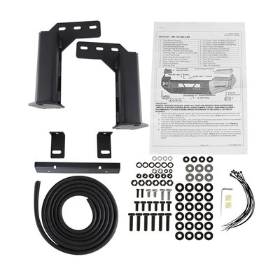 2016-2021 Toyota Tacoma Black Heavy Duty Steel Front Bumper & LED Light Ports