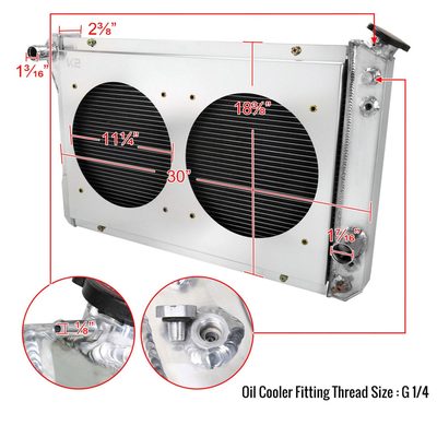 1982-1992 Chevy Camaro/Pontiac Firebird 3 Row Radiator Dual Fan Shroud