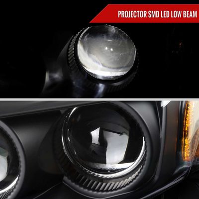 For Lexus IS250 IS350 2014-2016 Full LED Project healight Matte Black Housing Clear lens