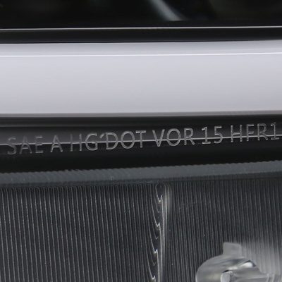2015-2017 Ford Mustang/2018-2020 Shelby HID/Xenon LED Signal Headlights Black
