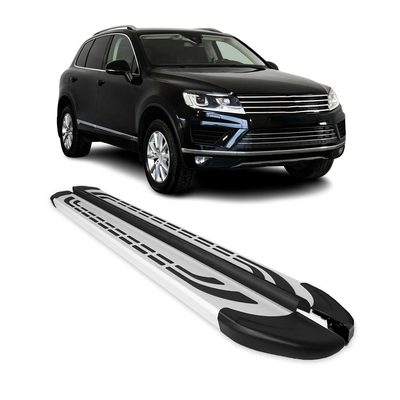 2010-2017 VW Touareg Running Boards Side Steps Silver