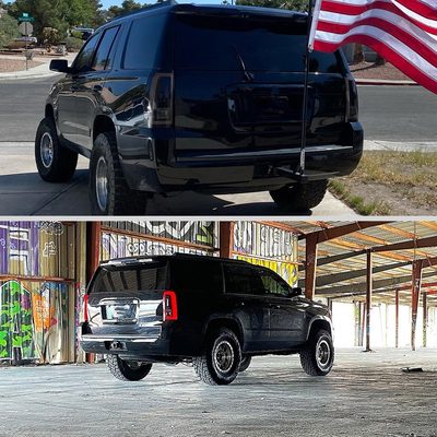 2015-2020 Chevy Tahoe/Suburban LS LT LTZ Premier LED Tail Lights Glossy Black