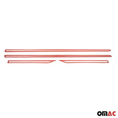 2011-2017 Lexus CT 200h Side Door Molding Trim Skirt Garnish Stainless Steel Silver 4Pcs