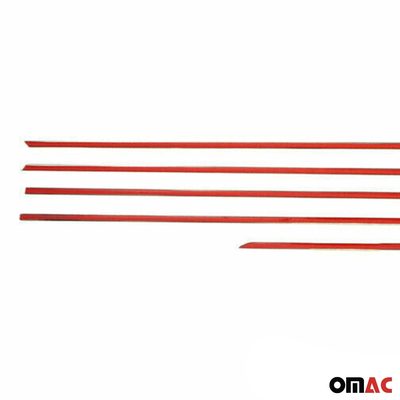 2010-2013 Lexus GX 460 Window Molding Trim Streamer Stainless Steel Silver 6 Pcs
