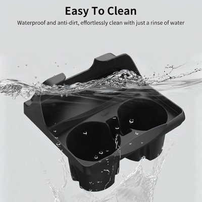 Silicone Center Console Cup Holder Insert for Model 3 & Model Y | Anti-Spill