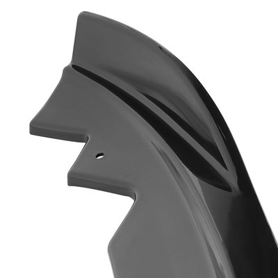 2015-2018 Cadillac ATS Glossy Black Polypropylene 3PC Front Bumper Lip Set