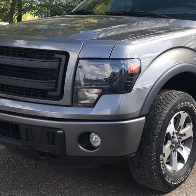 2011-2014 Ford F-150 FX2 FX4/King Ranch/ Lariat/ STX H10 Fog Lights Kit Chrome