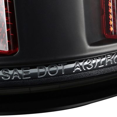 2003-2006 Chevy Silverado LED Tail Lights - G2 Matte Black/Clear Lens