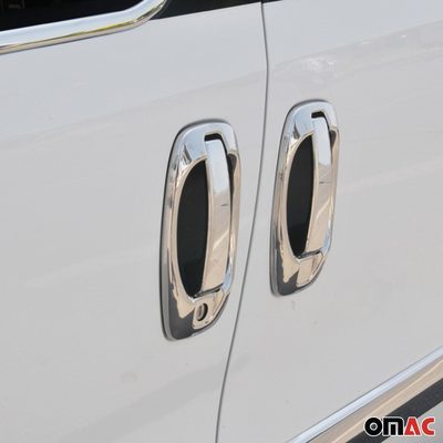2015-2022 RAM ProMaster City Car Door Handle Cover Protector Stainless Steel 8 Pcs