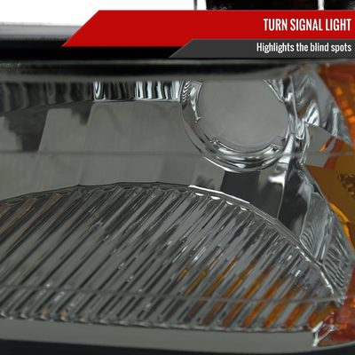 2004-2012 Chevy Colorado /Canyon Isuzu I-Series Headlights Chrome/Light Smoke