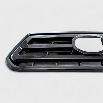 2020-2024 Toyota Tacoma Grille Overlay Gloss Black 1Pcs ABS Plastic