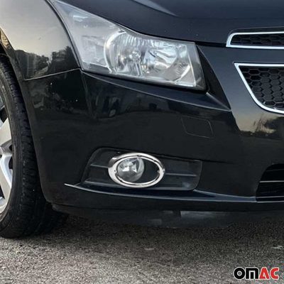2011-2015 Chevrolet Cruze Sedan Fog Light Lamp Bezel Cover Stainless Steel