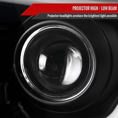 2014-2021 Toyota Tundra LED CBar Projector Headlights LED Signal Lights Black