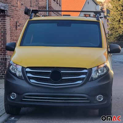 2016-2020 Mercedes Metris Front Bumper Grill Trim Molding Stainless Steel 5x