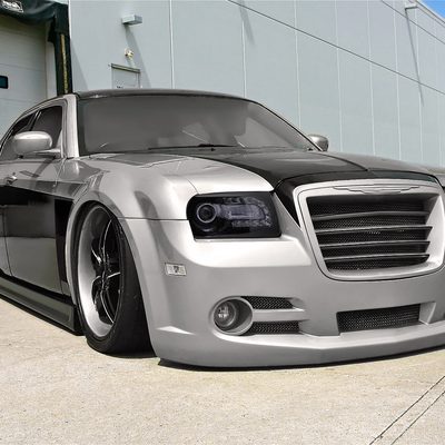 2005-2010 Chrysler 300 Base/LX/Touring Headlights LED Light&LED Signal Smoke