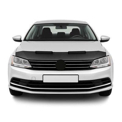 2011-2018 VW Jetta A6 Car Bonnet Mask Hood Bra Black 1 Pc