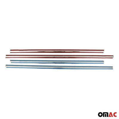 2001-2009 Mercedes C Class W203 Window Molding Trim Streamer S. Steel 4x