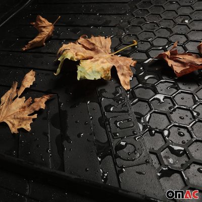 Mercury Heavy Duty Trim to fit Floor Mats Liner Black All Weather Waterproof 5 Pcs