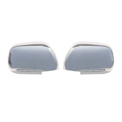 2003-2009 Lexus GX 470 Side Mirror Cover Caps Stainless Steel Silver 2 Pcs