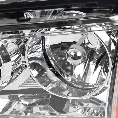 2006-2010 Dodge Charger Factory Style Headlights w/ Corner Lights Chrome/Clear