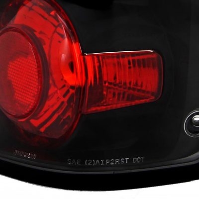 1993-1997 Ford Ranger Tail Lights Matte Black Housing/Clear Lens