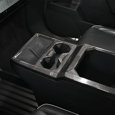 [Real Carbon Fiber] Front Drain Cup Panel For Cybertruck (Glossy/Matte)