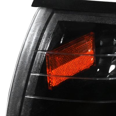 1994-1998 Ford Mustang Corner Parking Turn Signal Lights Amber Matt Black