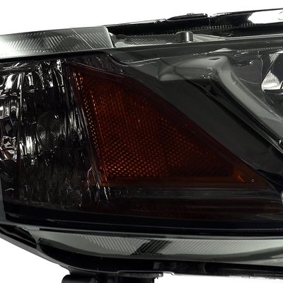 2006-2011 Honda Civic Sedan Crystal Headlights Chrome Housing/Smoke Lens