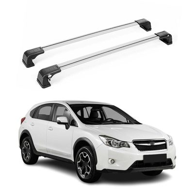 2013-2015 Subaru XV Crosstrek Roof Rack Cross Bars Silver