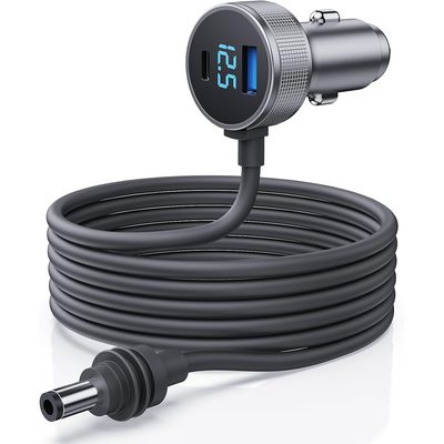 Starlink Mini Car Charger with Digital Display | 100W Type-C Power Cord