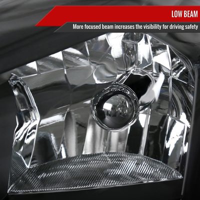 2006-2013 Chevy Impala /Impala Limited /06-2007 Monte Carlo Headlights LED Black