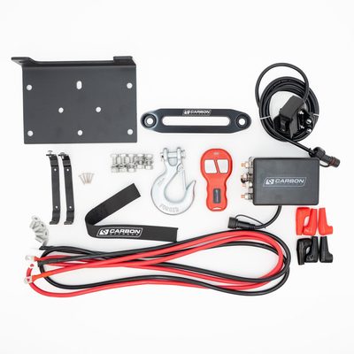 Carbon Offroad 6000lb ATV - Small 4X4 Winch