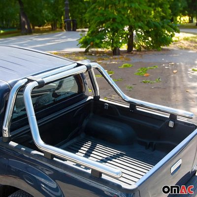 2010-2020 VW Amarok Sport Bar Truck Bed Chase Roll Bar Stainless Steel Silver 1Pc