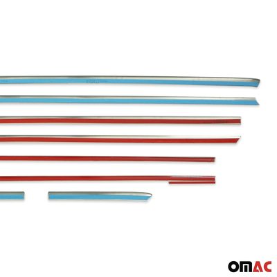 2016-2024 Mercedes Metris L3 Long Window Molding Trim Streamer Stainless Steel 8x