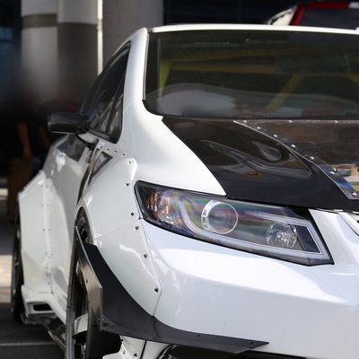 2012-2013 Honda Civic Coupe / 12-2015 Civic Sedan LED Bar Headlights Black