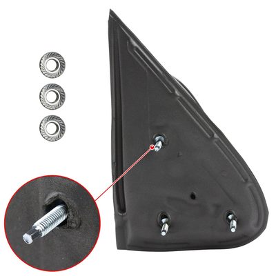 1999-2002 Chevy Silverado/Suburban/Sierra/Yukon Matt Black Driver Side Mirror