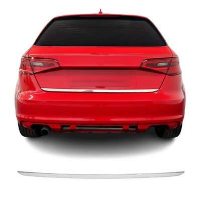 2015-2020 Audi A3 / A3 Quattro / A3 e-tron 5-Door Rear Trunk Molding Trim Stainless Steel Silver 1Pc
