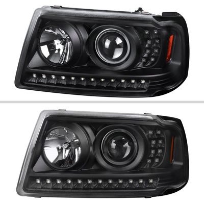 2001-2011 Ford Ranger Projector Headlights LED Light & LED Signal Matte Black