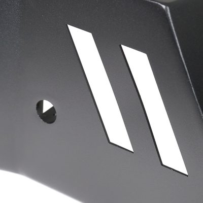 2014-2021 Toyota Tundra Black Heavy Duty Steel Rear Step Bumper w/License Lamp
