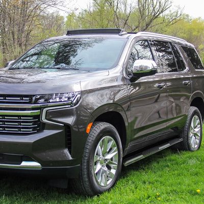 2021-2022 Chevy Tahoe/GMC Yukon Chrome 4" Side Step Nerf Bars Running Boards