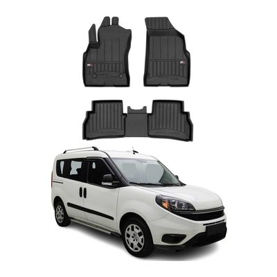OMAC Premium Floor Mats for RAM ProMaster City 2015-2022 Heavy Duty All-Weather