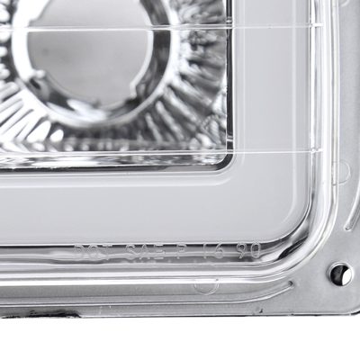 1988-1998 Chevy/GMC C10 C/K LED Strip Bumper Corner Signal Lights Chrome/Clear