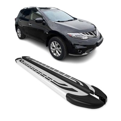 2009-2014 Nissan Murano Running Boards Side Steps Silver