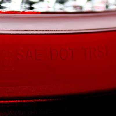 2005-2008 Porsche 911 997 Carrera / 911 997 GT3 LED Tail Lights Chrome/Red
