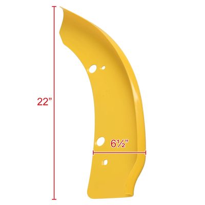 2015-2019 Dodge Charger SRT Glossy Yellow ABS 2PC Front Bumper Lip Splitters