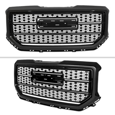 2016-2018 GMC Sierra 1500 Glossy Mesh Denali Style Hood Replacement Grille