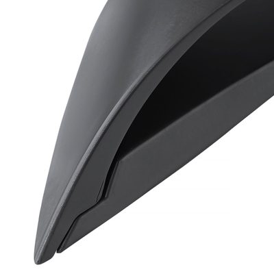 2015-2022 Ford Mustang Matte Black ABS GT350R Style 3PC Rear Spoiler Wing